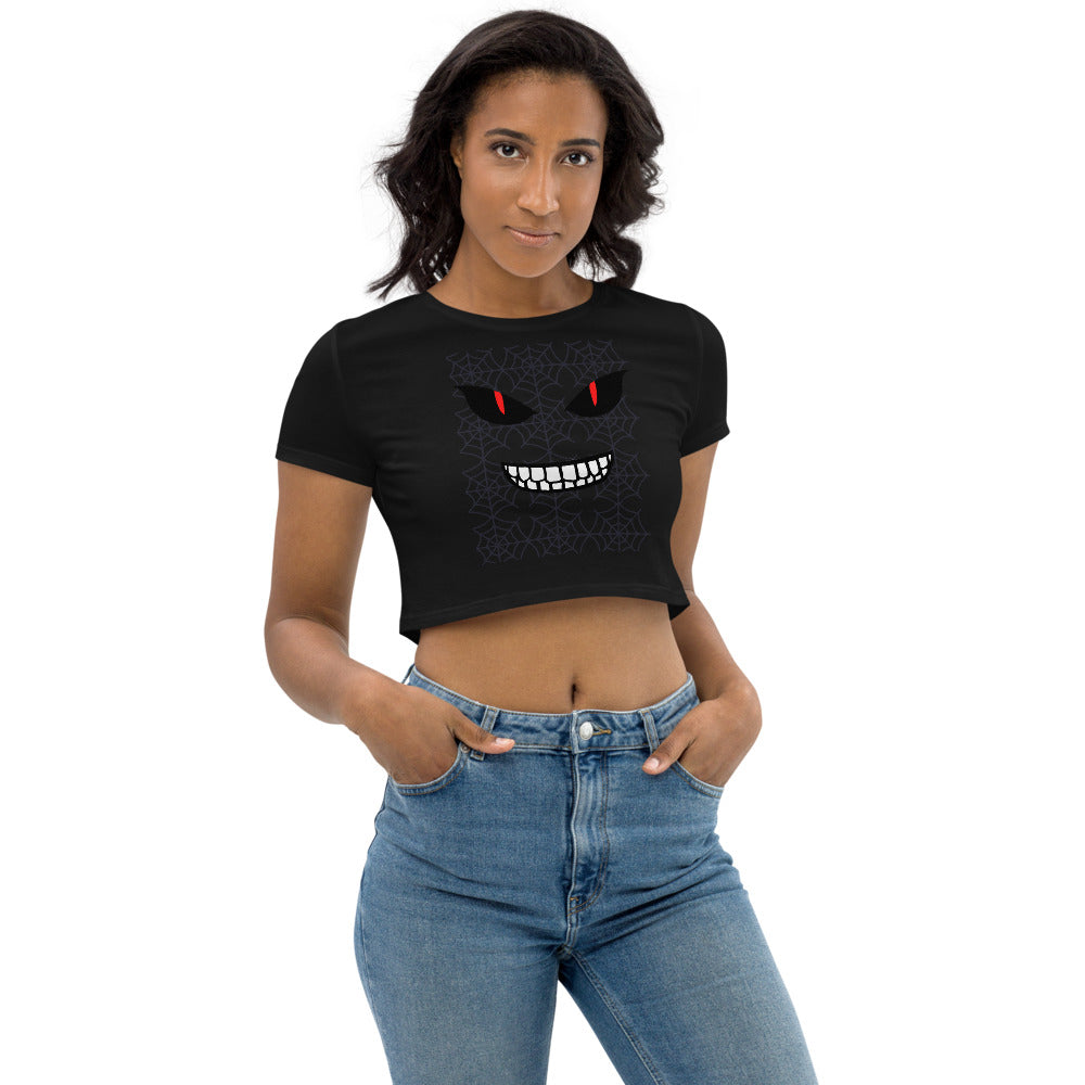 Spooky eyes Crop Top