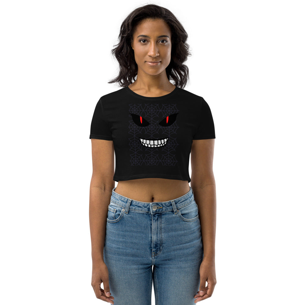 Spooky eyes Crop Top