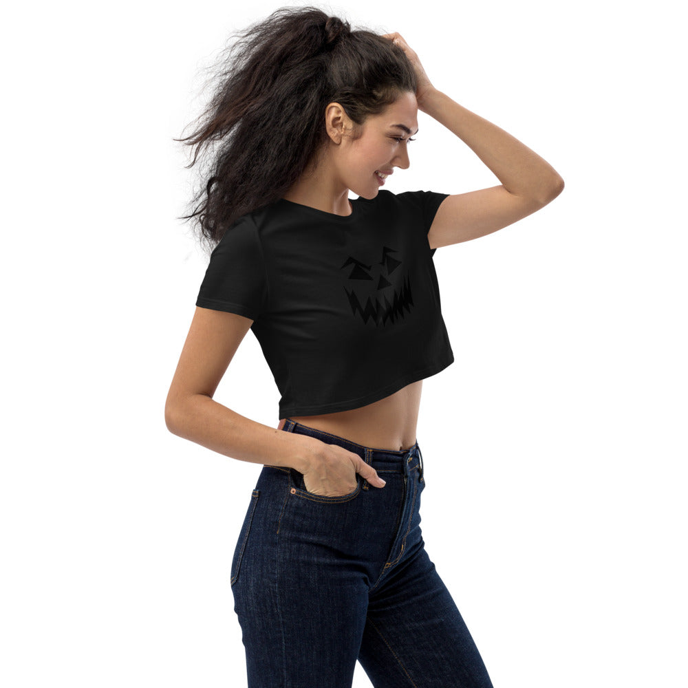 Evil Jack o' Latern Crop Top