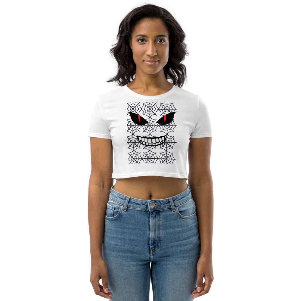 Spooky eyes Crop Top