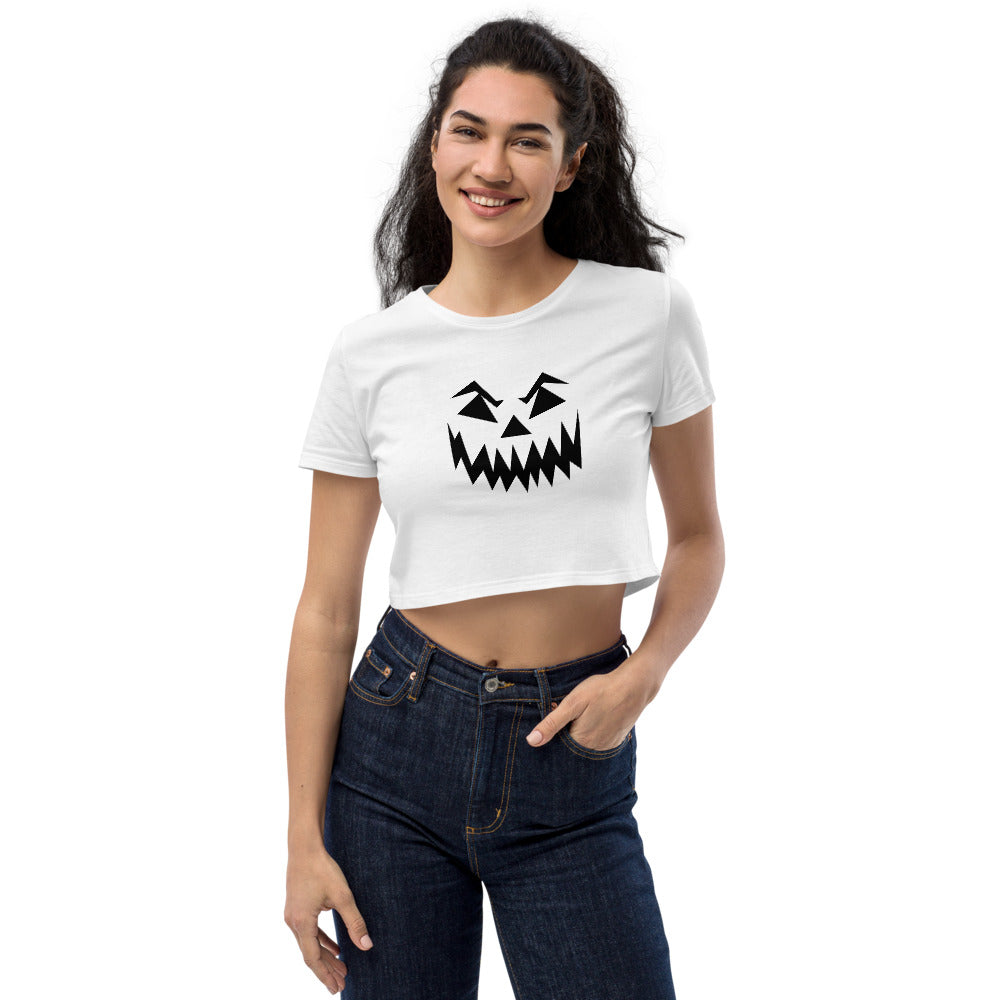 Evil Jack o' Latern Crop Top