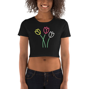 Tulips Crop Top