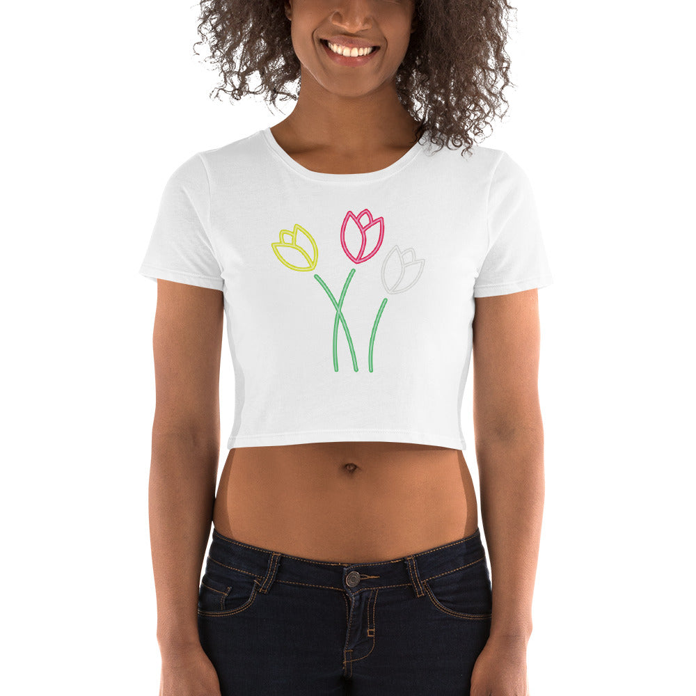 Tulips Crop Top