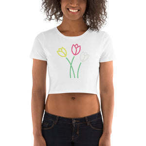 Tulips Crop Top